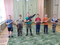 Армейский танец - разучивание (подготовительная группа)