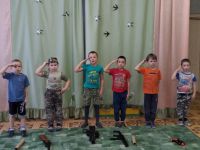 Армейский танец - разучивание (подготовительная группа)